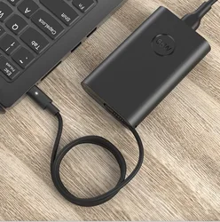 65W USB C Laptop Charger for Dell Latitude 5285 5289 5290 7212 7275 7285 7290 7390 7420 Dell XPS 13 9350 9360 9365 9370 9380 Chr