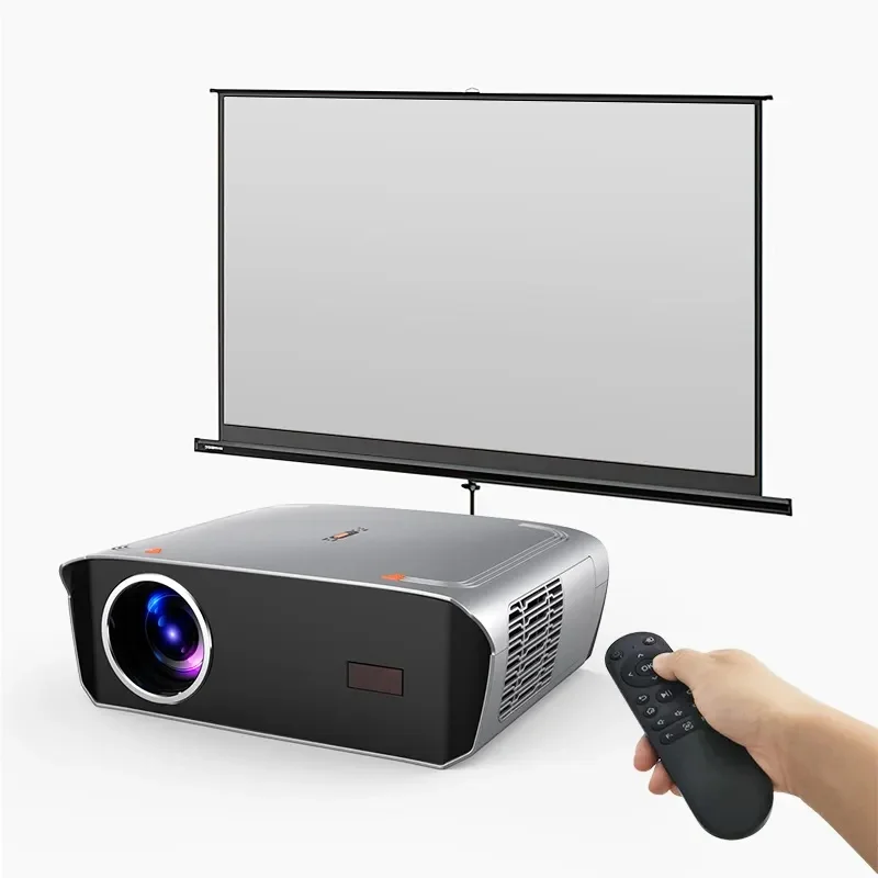 

Best 2024 Portable Projector 1550 Ansi Lumens WiFi & Smartphone Compatible LCD LED Video-Drop Shipping