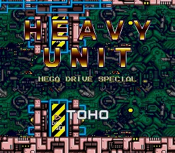 Heavy Unit  16bit MD Game Card For Sega Mega Drive For Genesis System