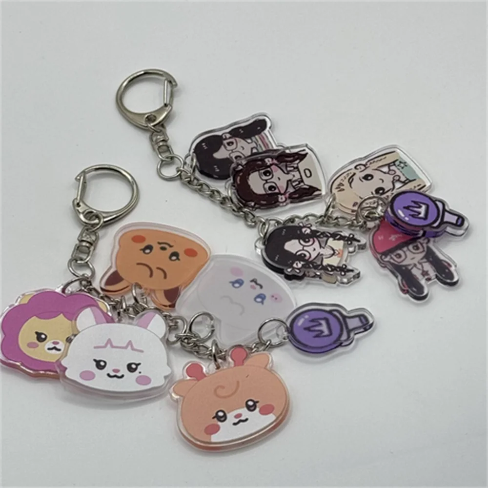 KPOP Gidle Acrylic Keychain IDOL MIYEON MINNIE SOYEON YUQI SHUHUA Keyring Cute Backpack Accessories