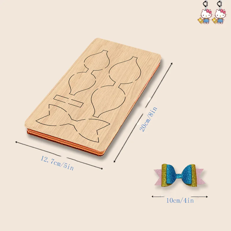 A piece multi size multi-layered dovetail bow wooden cutting mold is suitable for most cutting machines