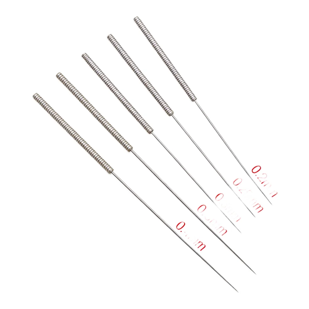 Kit Cleaning Needle Plastic + Stainless Steel 0.2/0.25/0.3/0.35/0.4mm 10 Pcs Clean Clogged Nozzles 100% Brand New