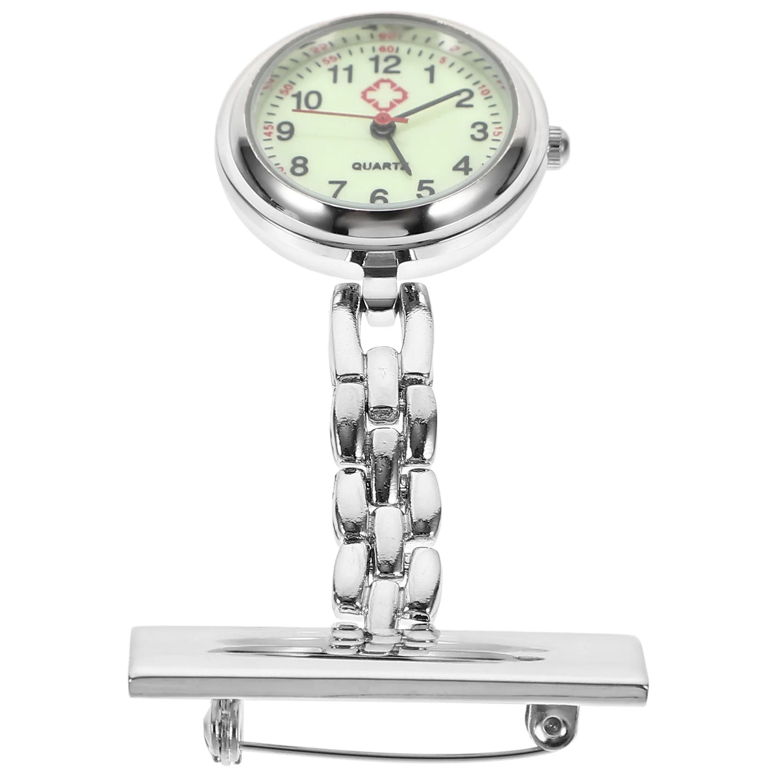 1 قطعة ممرضة معلقة بروش ساعة حركة كوارتز دبوس على طية صدر السترة ساعة الجيب للمحترفين الطبية هدية ممرضة هدية