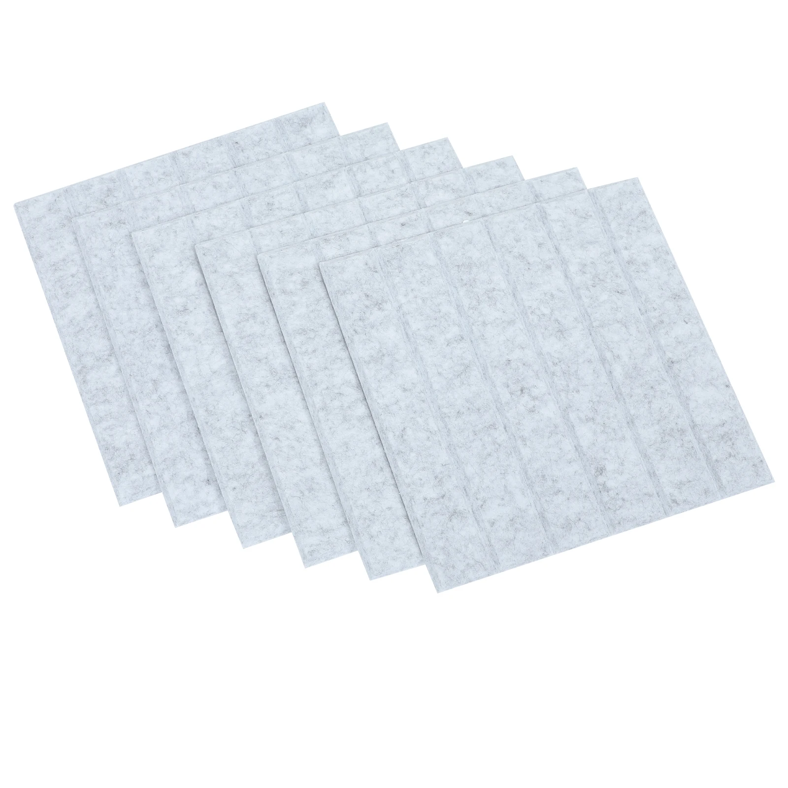 

6pcs Sound Insulation Boards Acoustic Panels Soundproofing Material Wall Ceiling Door Sound Absorption Noise Reduction Felt