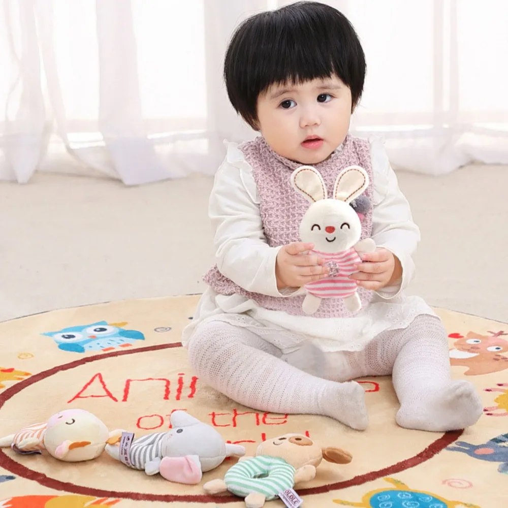 Nieuwe Baby Rammelaar Speelgoed Cartoon Dieren Pluche Baby Hand Ring Bed Speelgoed voor Pasgeboren 0-24 Maanden Peuter Vroeg educatief Speelgoed