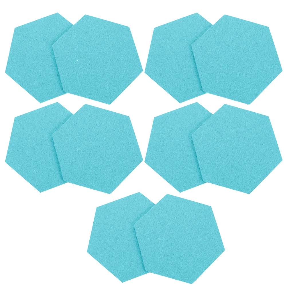 

10Pcs Soundproof Felt Boards Notice Boards Bulletin Reminder Home School Board Wall Protectors