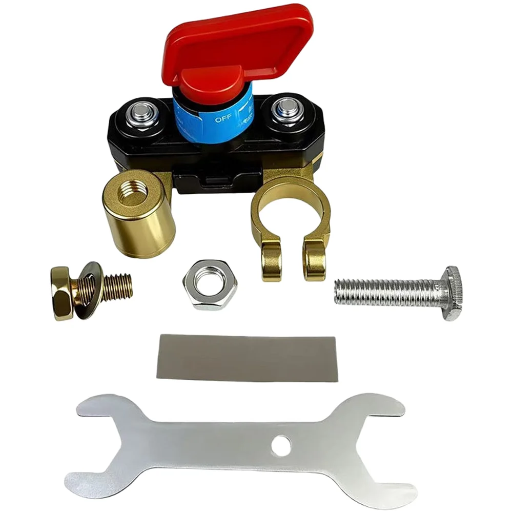 12V 24V Battery Disconnect Switch Featuring Rotary Control Mechanism for Vehicles Requiring Reliable Power Isolation Capability