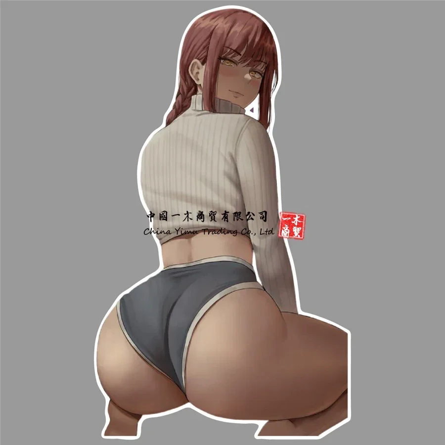 Chainsaw Man Makima Anime Girl Sticker Car Stickers Vinyl