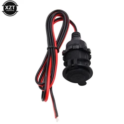 12/24V DC Female Car Cigar Cigarette Lighter Socket Plug Connector Adapter Car Charger Car Accessory Power Cigar Lighter Socket