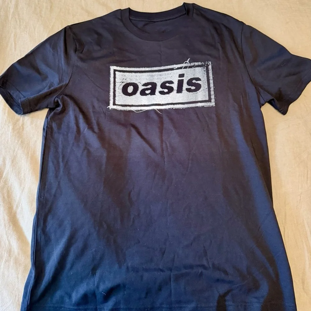 O-Oasis Rockband T-Shirts für Männer und Frauen, Britische Musikalben Vintage T-Shirts, Rundhals-Kurzarm-T-Shirt, Kleidung, Oberteile – Detail 4