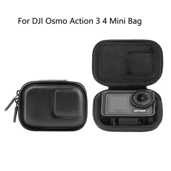 Para dji osmo ação 3 4 gopro 13 12 11 10 mini saco portátil saco de armazenamento à prova dwaterproof água caixa protetora caso esporte câmera acessórios