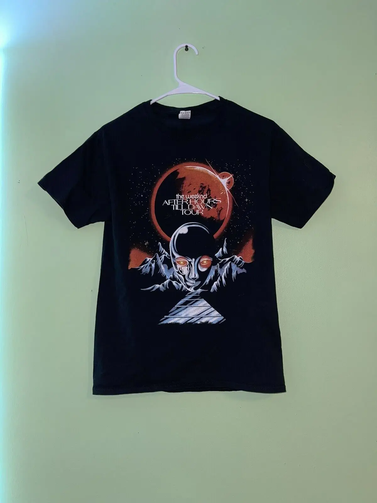 The Weeknd After Hours Til Dawn Tour 2022 Graphic Black T-Shirt Size S