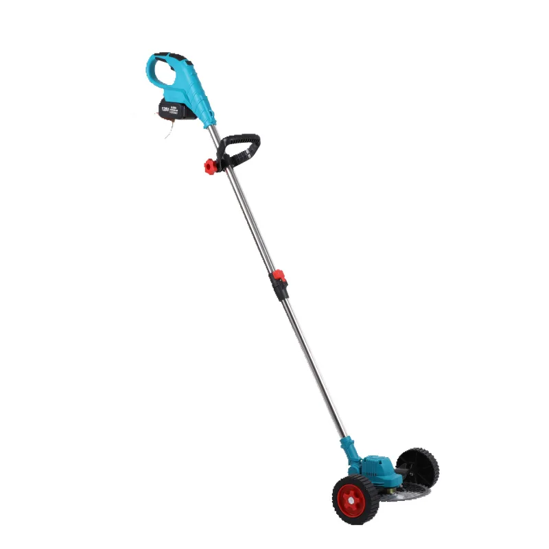 Outdoor roller type lithium battery wireless handheld retractable electric lawn mower