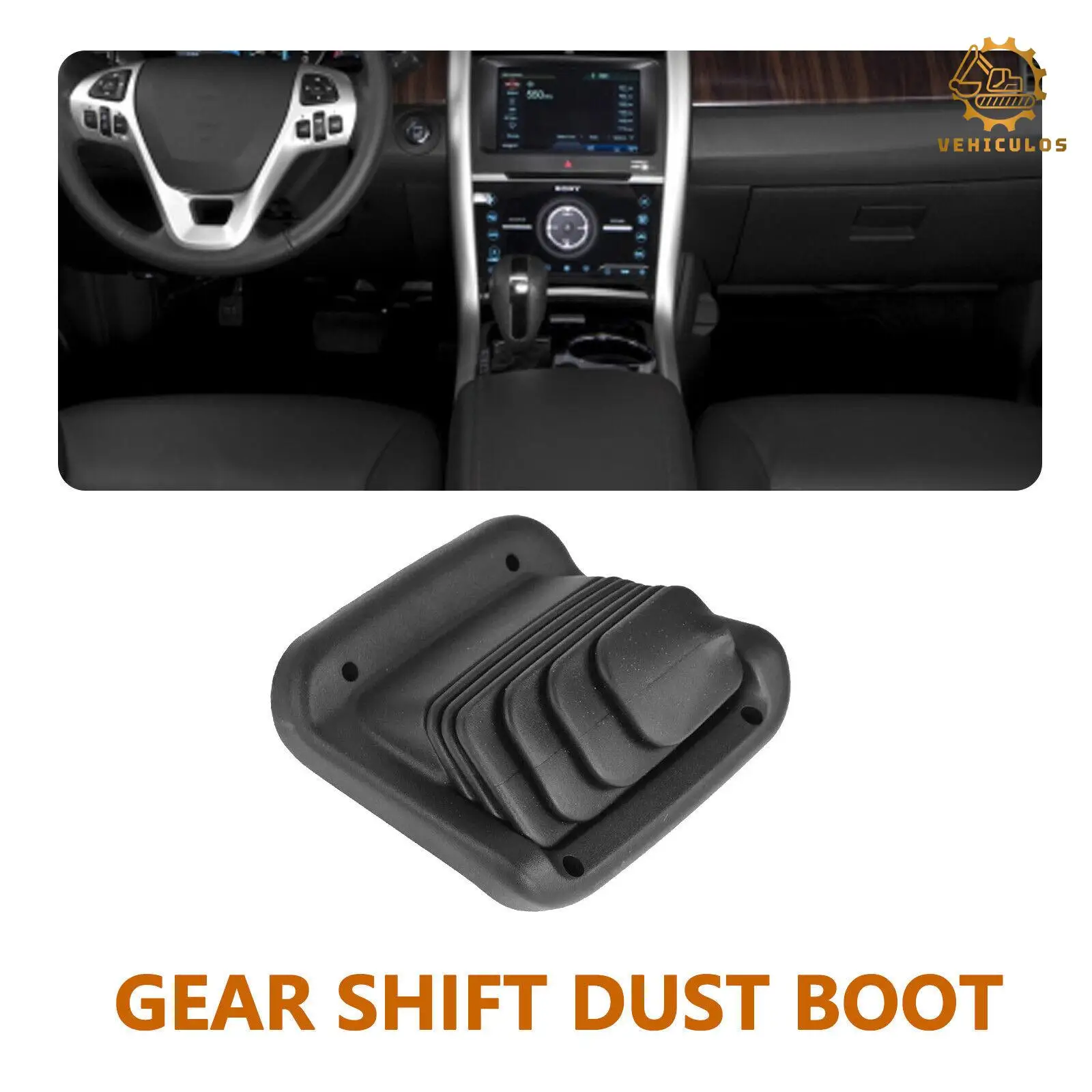 

Transfer Case Shifter Boot Cover For Ford Bronco Pickup Truck F2TZ-7277-A Gear Lever Gaiter Dust Cover Replacement