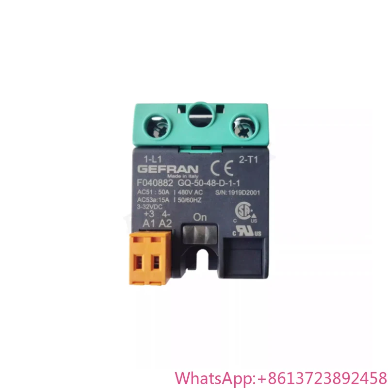 

Оригинальное итальянское твердотельное реле GEFRAN GQ-50-48-D-1 на медной основе F040882
