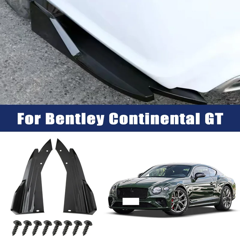 

Universal Style Car Rear Bumper Lip Modification Accessories Carbon Fiber Side Skirt Spoiler For Bentley Continental GT