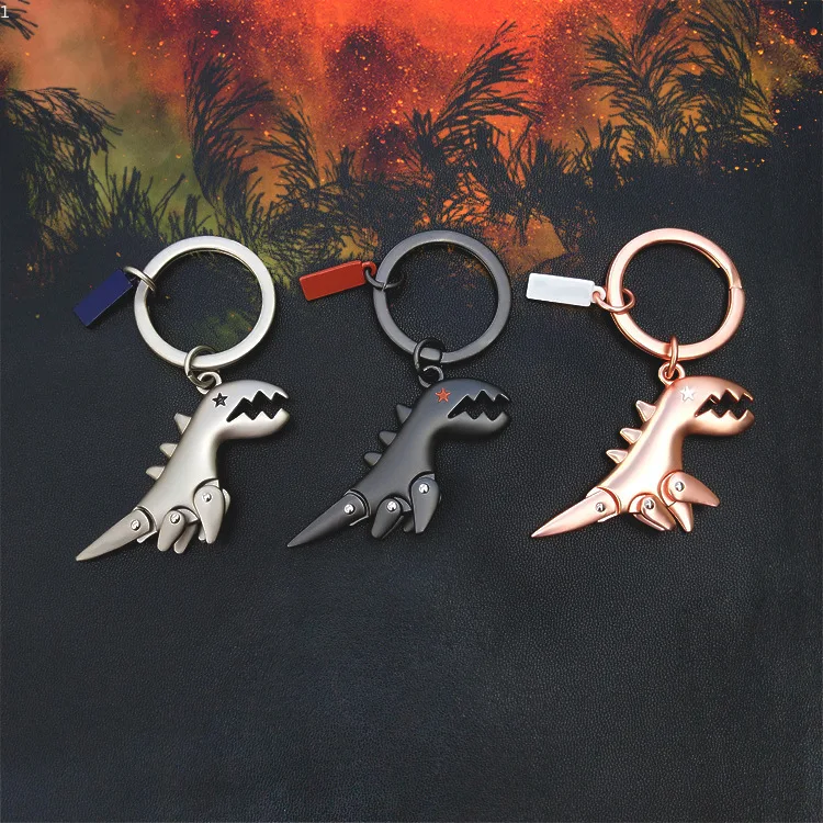 

Dinosaur Keychain Couple Pendant Men's Car Keychain Women's Keybag Hanging Decoration Gift Box Packaging