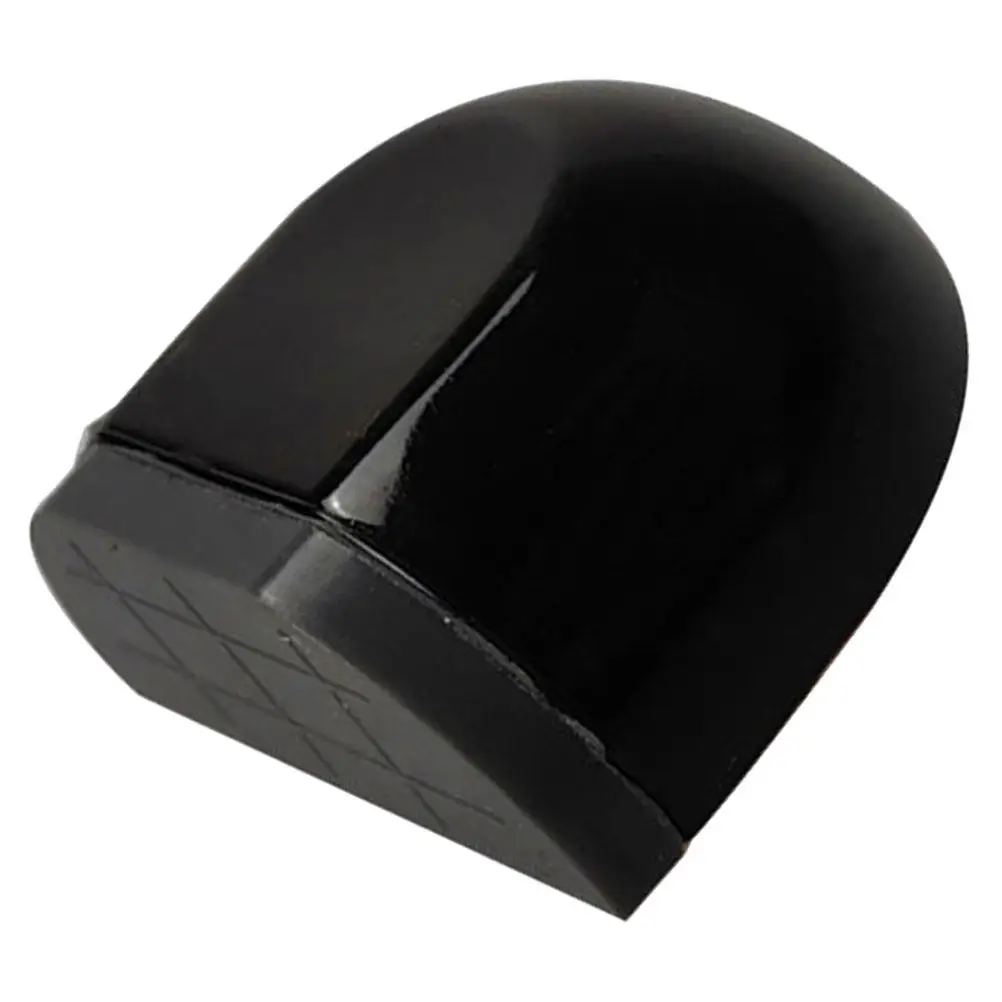 Heavy Duty Black Floor Door Stopper No Drill Rubber Bumper for Wall Hardwood Floor Protection Noise Reduction