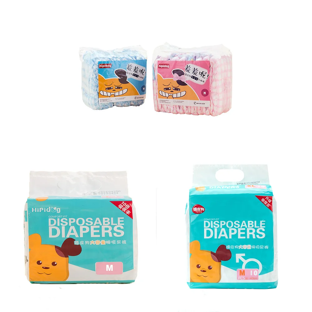 Diapers for Dog Super Absorption Physiological Pants Dog Diapers for Dogs Pet  Disposable Leakproof Nappies Small Puppy Male Dog