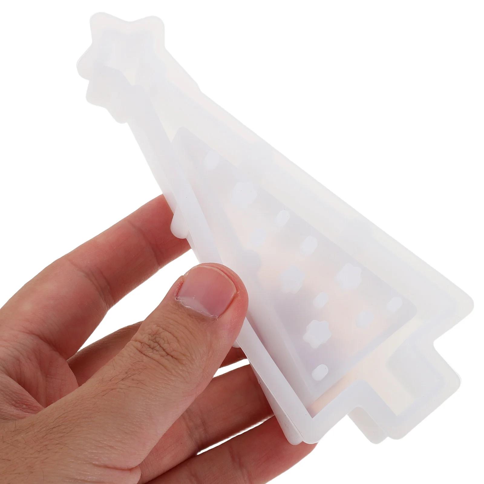 

Silicone Christmas Tree Mold for Resin DIY Night Light Making Epoxy Casting Xmas Ornaments Holiday Decorations