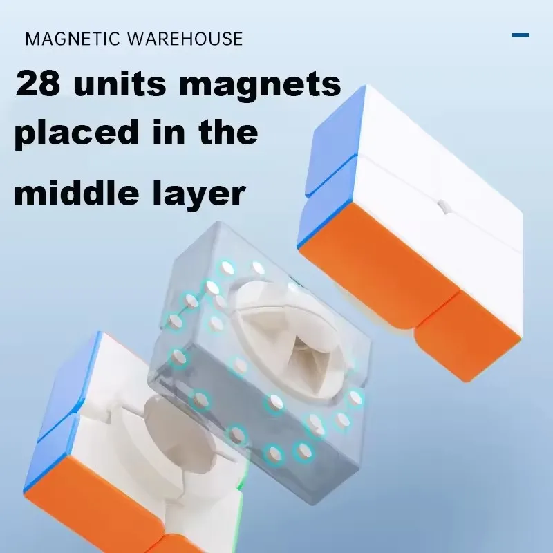 Sengso mr.m SQ-0 SQ-1 SQ-2 cubo de velocidade magnética quebra-cabeça magico cubo quadrado sq0 sq1 sq2 ímãs crianças brinquedos educativos