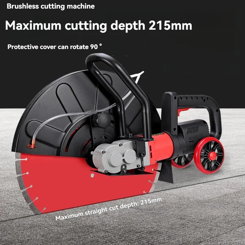 

6000W Wall Slotting Machine Electric Concrete Cutting Machine Handheld Cutting Saw Circular Saw w/Saw Blade