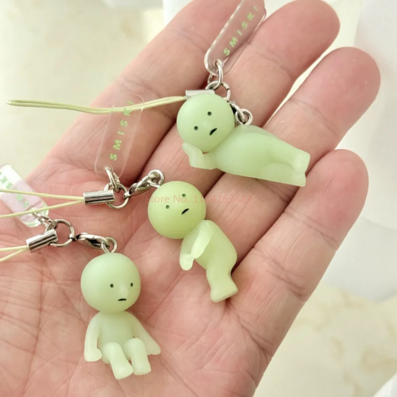 오리지널 스미스키 펜던트 시리즈 1 블라인드 박스 가챠 키체인 휴대폰 가방 펜던트 미니 피규어 인형 블라인드 박스 장난감 수집 선물