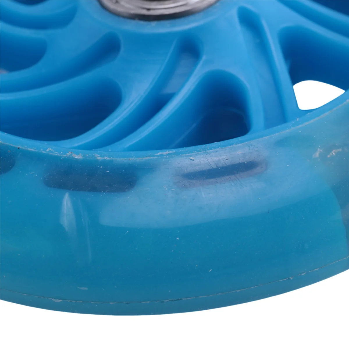 

ABAZJ 1 пара 120 мм светодиодные фонари для детского скутера, мигающие колеса с подшипниками, передние/задние светодиодные мигающие колеса для скутера, синие