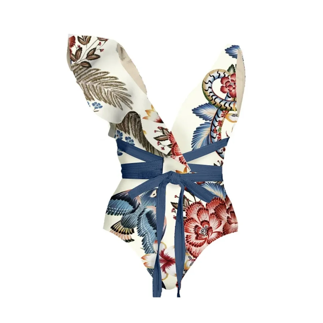New one-piece swimsuit high-end swimsuit sexy three piece set long skirt bikini