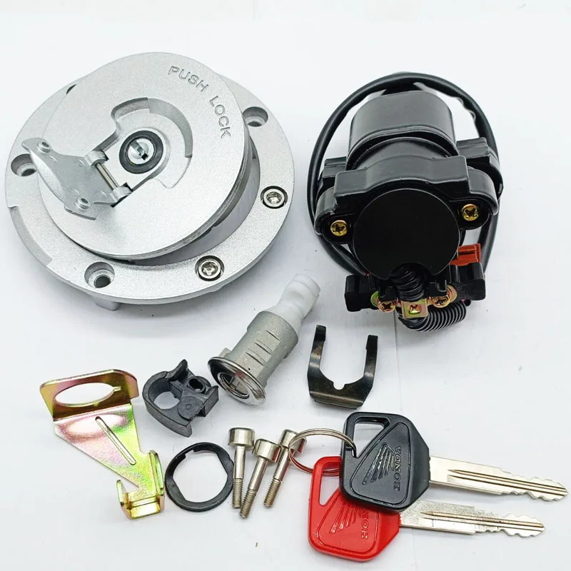 

Ignition Switch Fuel Gas Tank Cap Lock Key Set For Honda CB600F Hornet 600 PC-41 2007-2011 /CBR1000 CBR1000RR Fireblade 2004-07