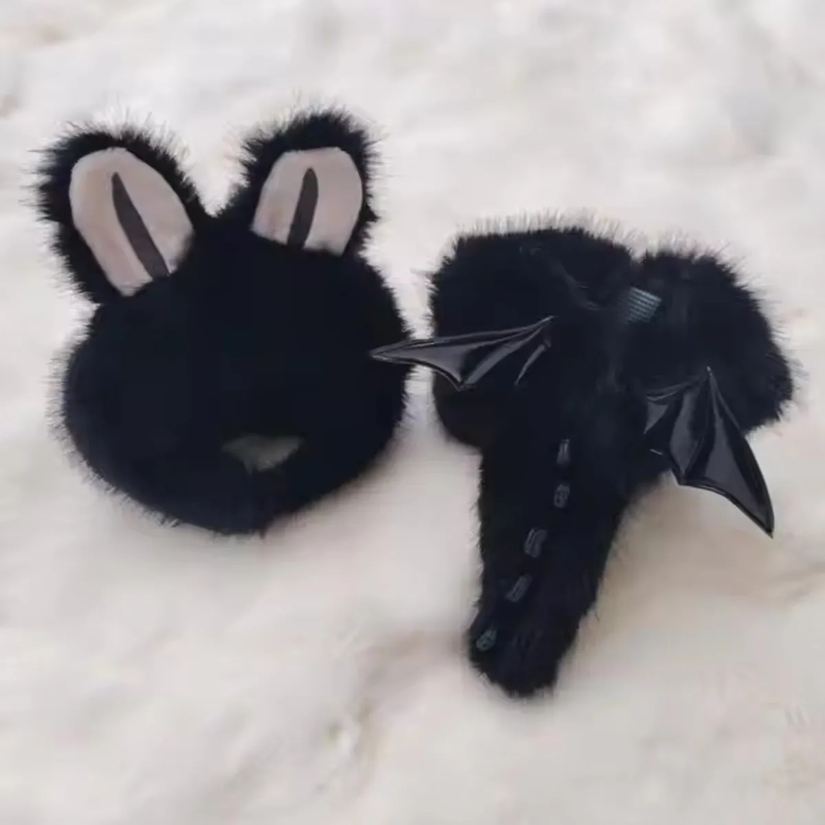 

Suit for 17CM Labubu Doll Clothes V1 V3 Plush Soft Outfit with Wing and Tail Jumpsuit Angel Clothes Accessories