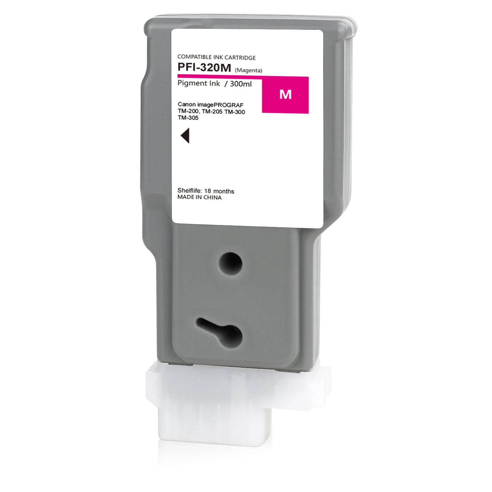 Winnerjet PFI-320 Compatible ink cartridge With Pigment ink With one time use chip for Canon TM-200 TM-205 TM-300 TM-305 printer view 2