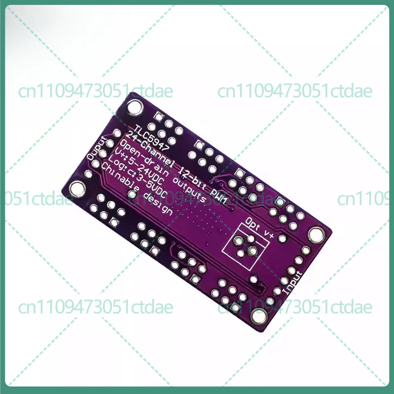 For TLC5947 24-Channel 12-Bit PWM LED Driver Module