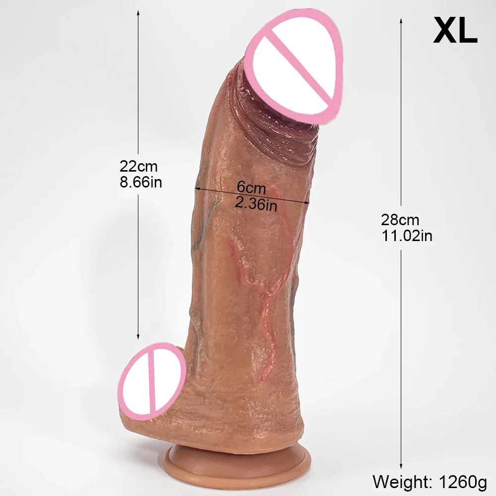 قوي الرجال القضيب الكبير واقعية دسار لينة سيليكون ضخمة ديك لعبة الجنس شفط كأس المكونات الشرج للنساء المهبل الإناث الاستمناء #3