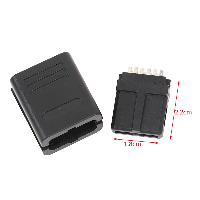 1Set untuk NGC SNES N64 Konektor Kabel Pria 12Pin Konektor Multi Keluar/Plug AV Perbaikan DIY untuk GameCube SFC Plug