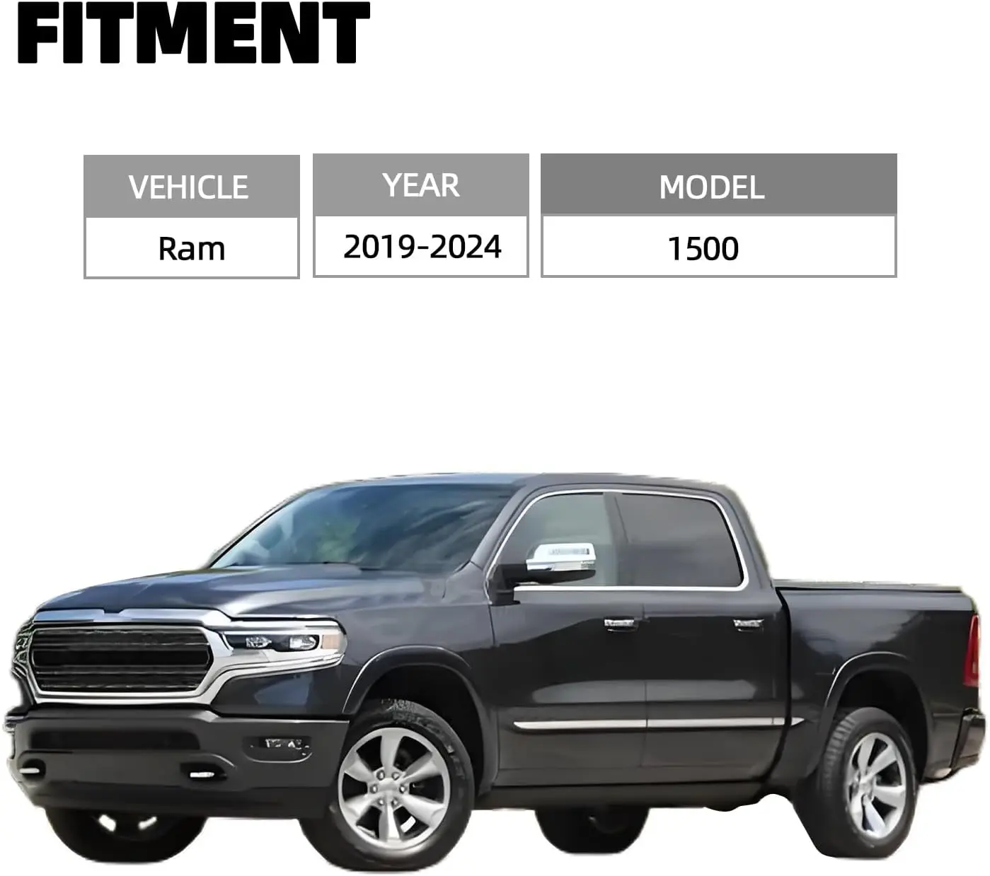 Vehicle Front Towing, Metal Material, No Color Mentioned, Compatible with Multiple Years of RAM 1500 and Replaceable