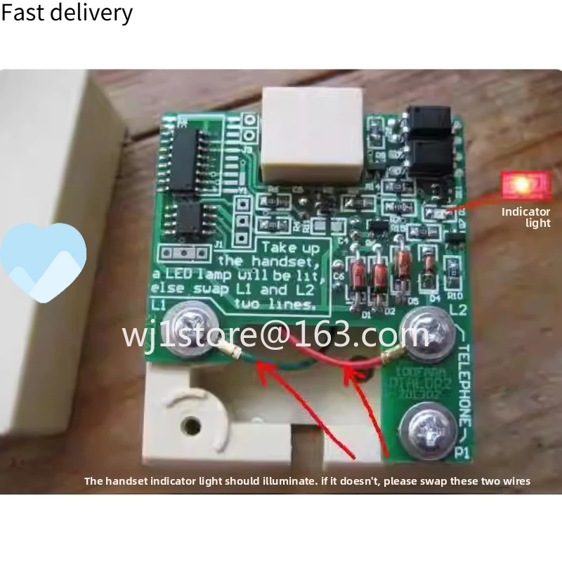 Old dial phone/pulse to dual tone converter, support foreign phones, international enhanced version is