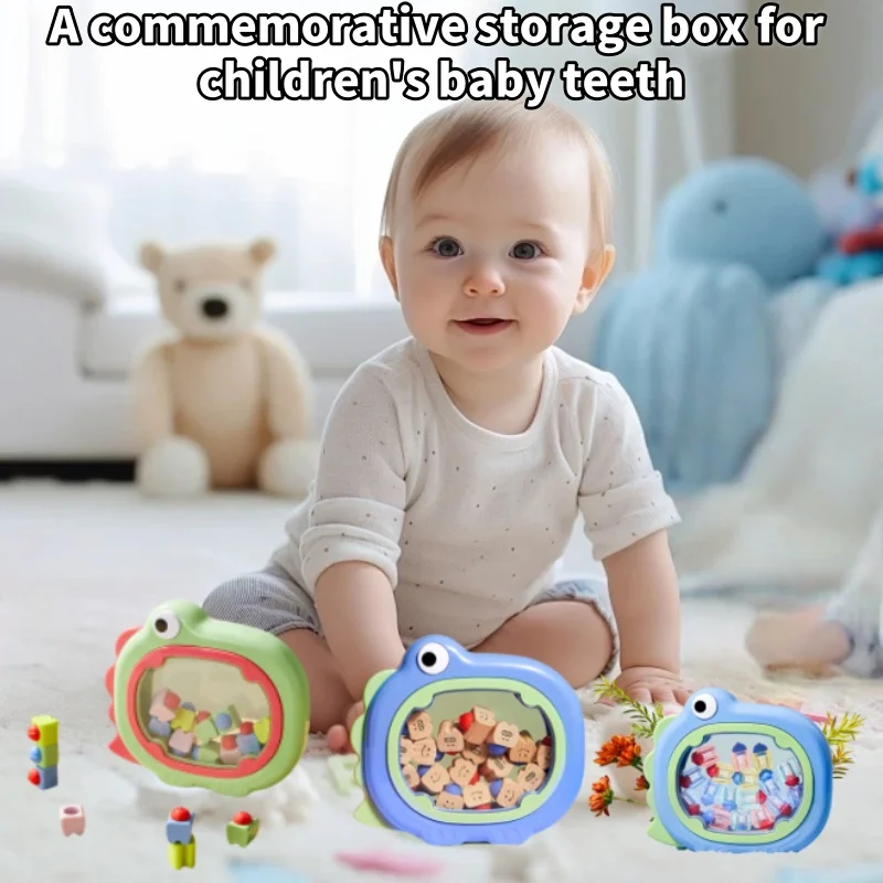 Baby Tooth Storage Box, Children's Tooth Preservation and Collection, Baby Keepsake Making, Lost Tooth Box, Gift for Boys and Girls