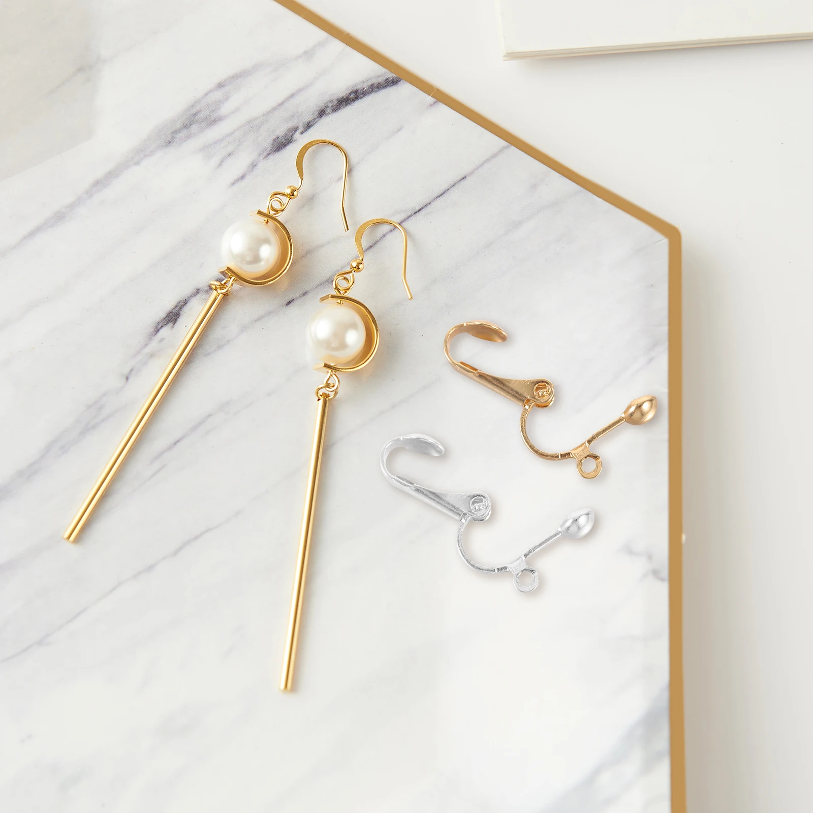 

36 Pcs Ear Clip Accessories Earrings Clips Jewelry Craft Supplies Making Kits Copper Clip-on Comfortable