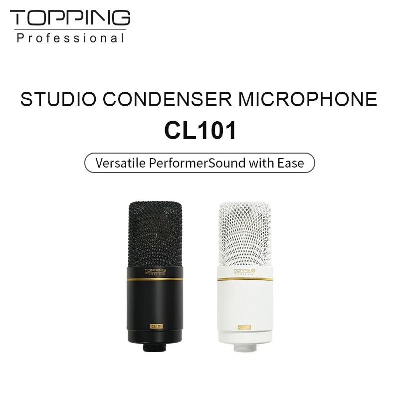 TOPPING-CL101スタジオコンデンサーマイク、カーディオイドポーラー