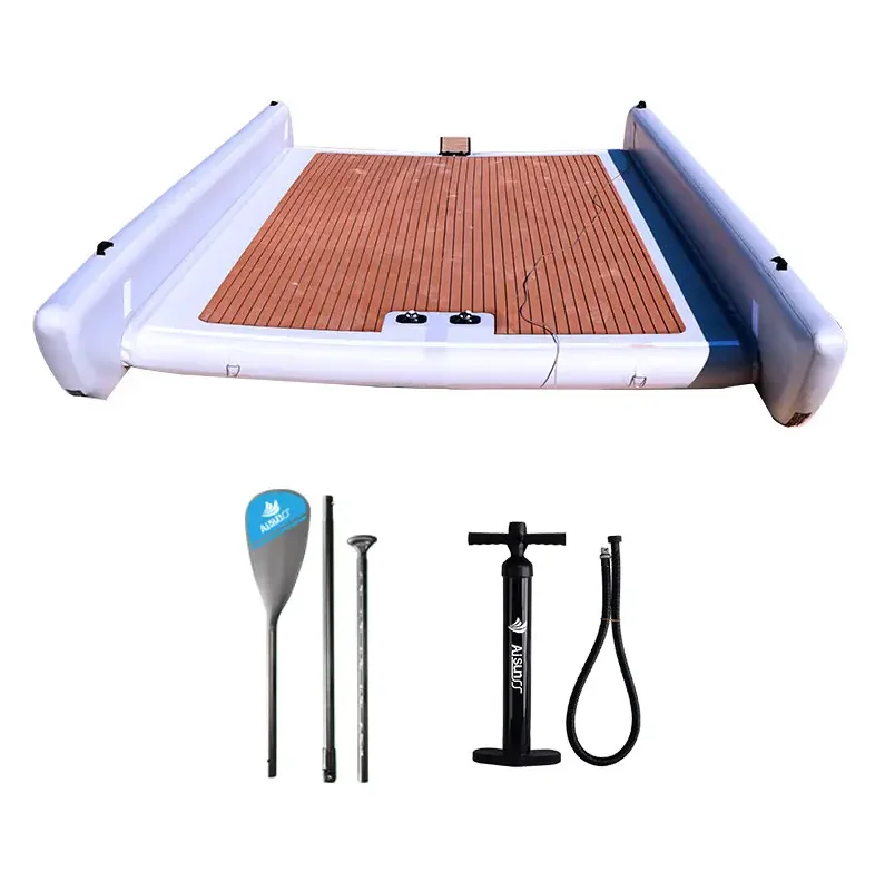 

Надувная лодка-понтон 5М для рыбалки, буксируемая, для активного отдыха, палатка-тент, платформа для плавания, на 6 человек, акция!