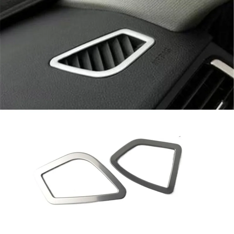 2pcs/lot Stainless Steel Car high position Air Conditioning Outlet Trim cover decoration for 2013-2019 BMW 3-SERIES F30 320 328
