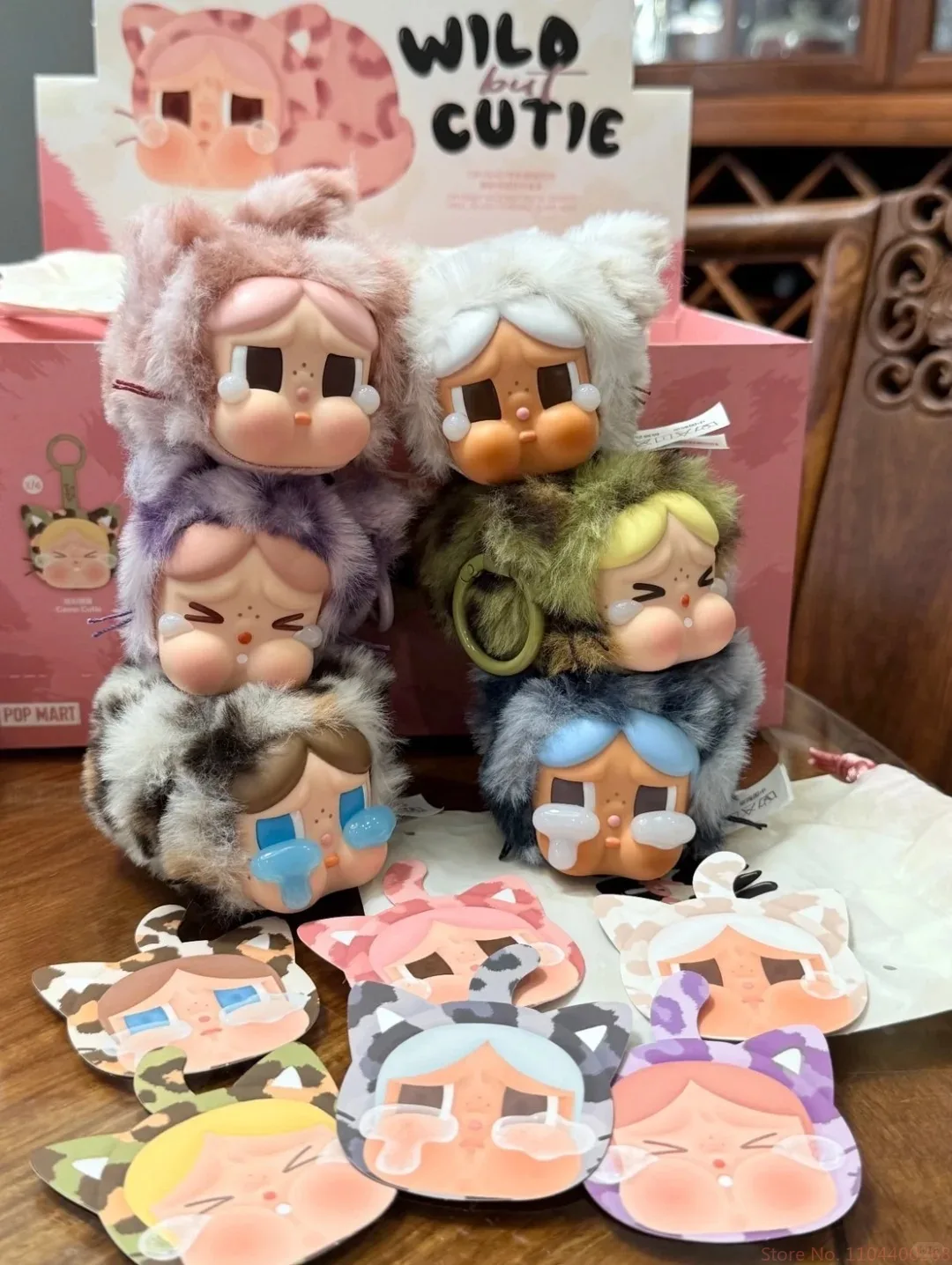 Genuine Pop Mart Crybaby Wild But Cutie Series Vinyl Blind Box Toys Kawaii Surprise Mystery Box Toys Gifts