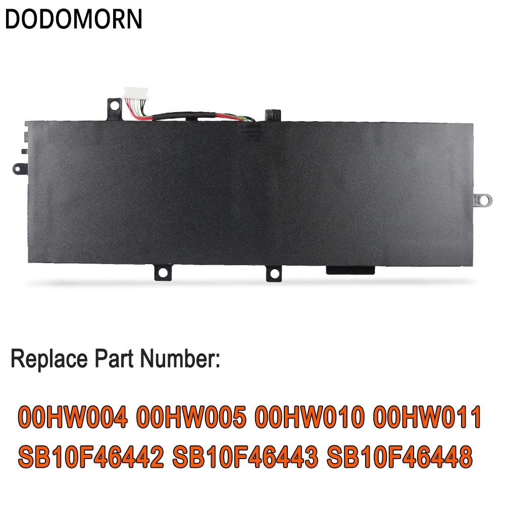 DODOMORN SB10F46442 Laptop Battery For Lenovo ThinkPad Helix 2 TP00065A 00HW004 00HW010 SB10F46442 SB10F46448 Replace Parts 36Wh