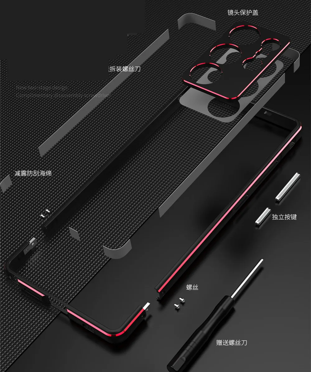 

Роскошный чехол-бампер для Samsung Galaxy S25 Ultra, металлическая алюминиевая рамка для Samsung s25 plus, роскошные противоударные аксессуары для телефонов
