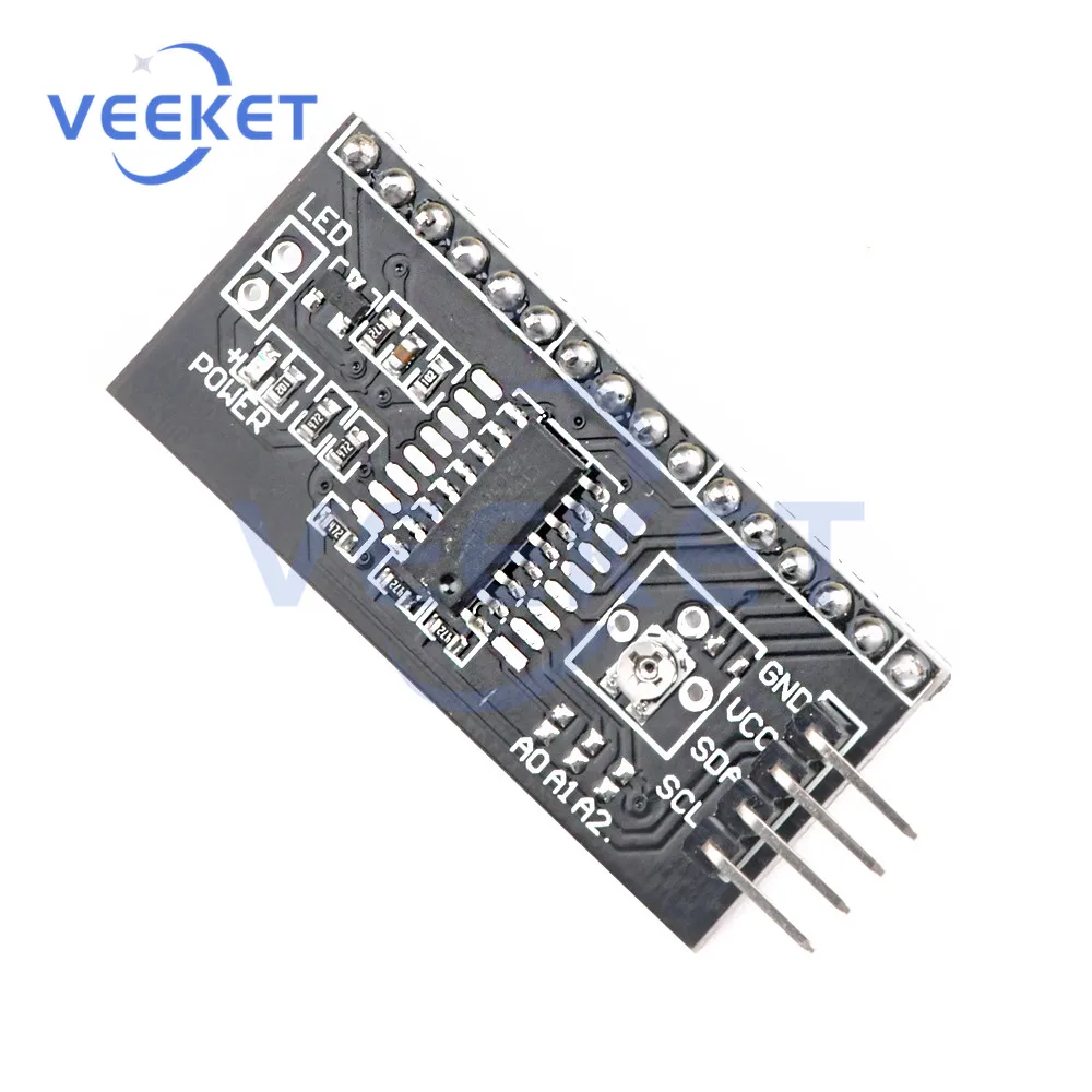 1602lcd adaptador conversor módulo 2004pcf8574 placa 1602 transferência conversão módulo de interface iic
