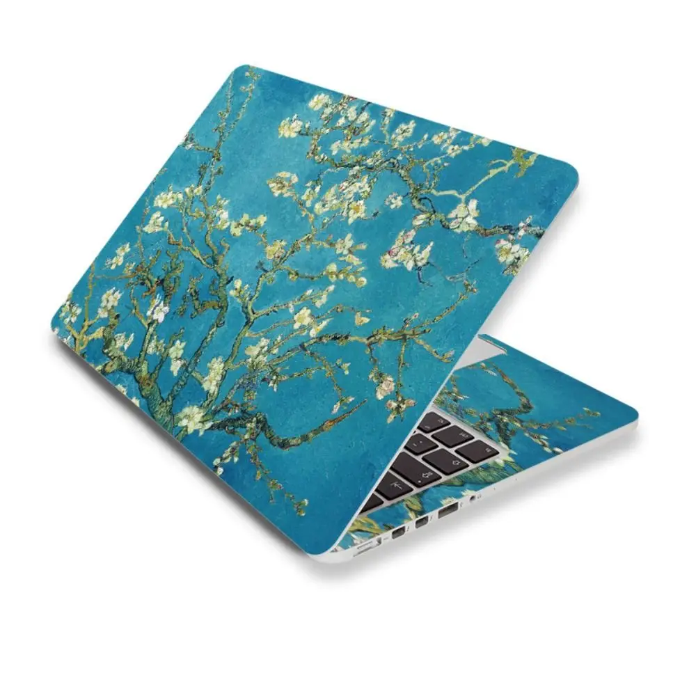 1PC DIY Laptop Stickers Skins A+C Side Waterproof Laptop Decor Vent Holes PVC for Macbook /HP / Dell / Lenovo / Acer / ASUS