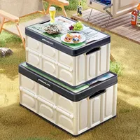 Heavy Duty Large Capacity Folding Wagon Shopping Beach Garden Pull Trolley Collapsible Folding Outdoor Portable Utility Cart