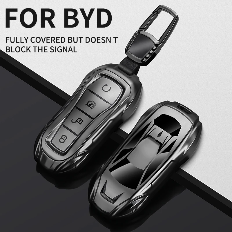 Fashionable Car Funda Llave For BYD Song Plus Atto 3 Han EV Tang DM Qin Seal Han EV Car Key Protective Case Easy installation