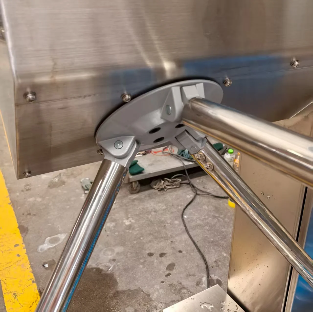 محطة التنظيف الصرفية آلة غسل اليدين وتنظيف الأحذية الصناعية #5